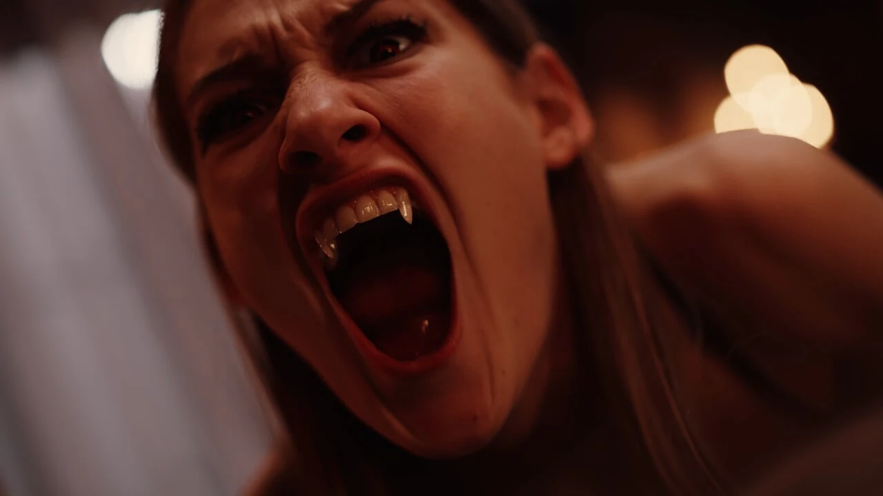 Vampire Seduction in Old Gothic Manor – Nerdy Girl Gets Mesmerized by Century Old Sexy Blonde Owner