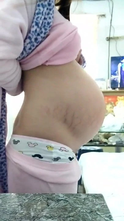 bonita barriga embarazada