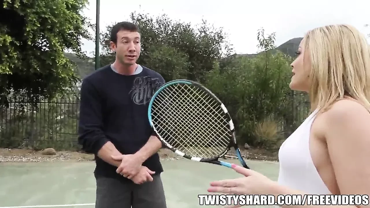 Big booty blond gets fucked after tennis