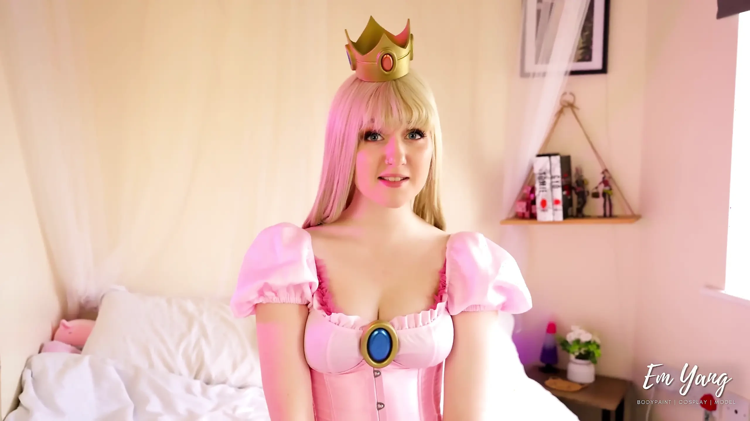 POV: Princess Peach Fingers & Fucks Herself for You