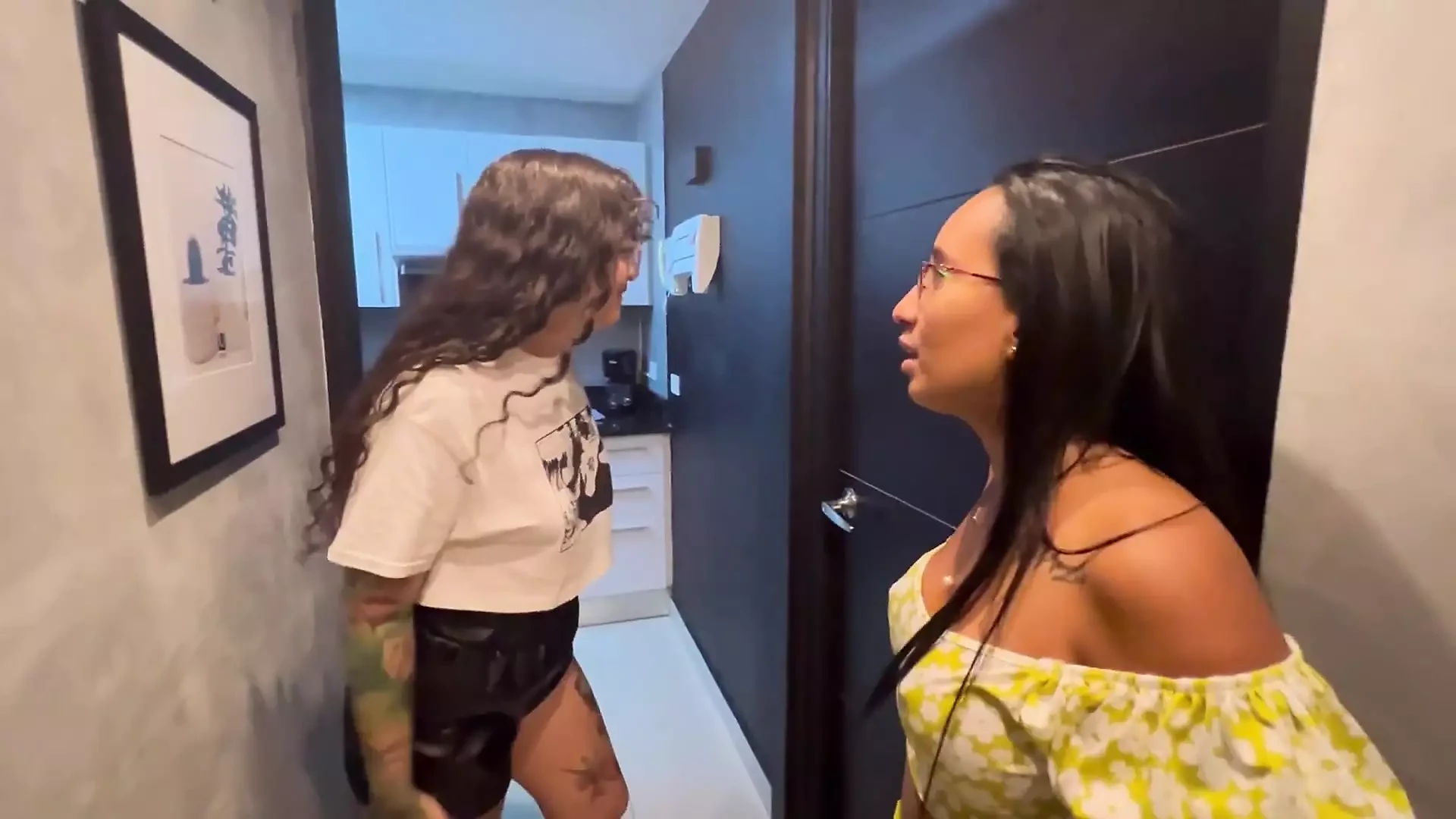 Transexual Girl and Two Girls Fuck a Tantaly Sex Doll