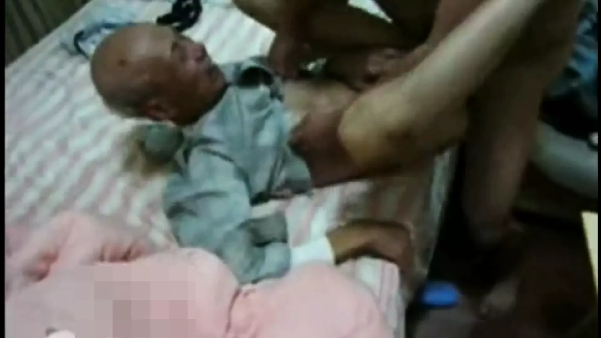 Fucking Grandpa On The Bed Hard