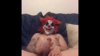 masturbating clown