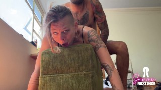 Sammmnextdoor – «Wrong hole!!» Butt she liked it. First time anal, rough and passionate couple fuck.